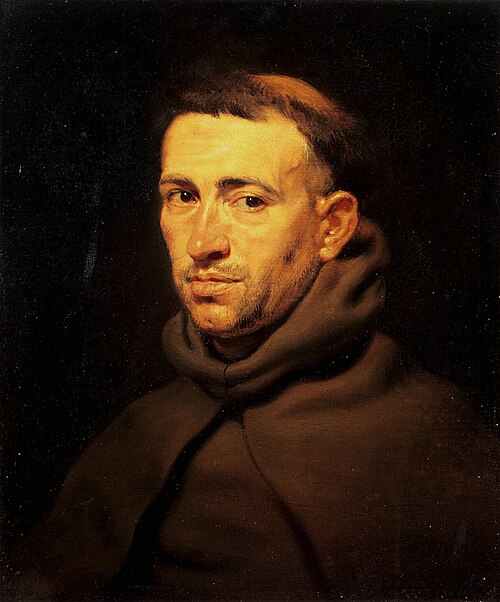 Head of a Franciscan Monk, 1615, Peter Paul Rubens