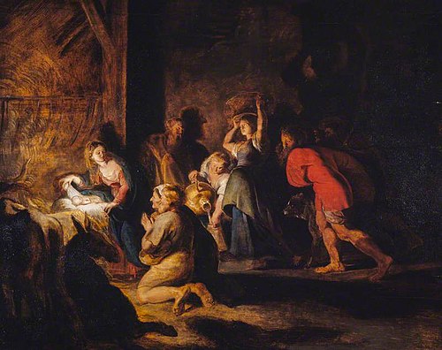 The Adoration of the Shepherds, 1615, Peter Paul Rubens