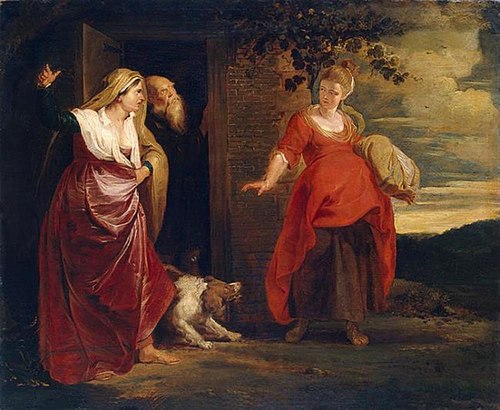 Hagar Leaves the House of Abraham, 1616, Peter Paul Rubens