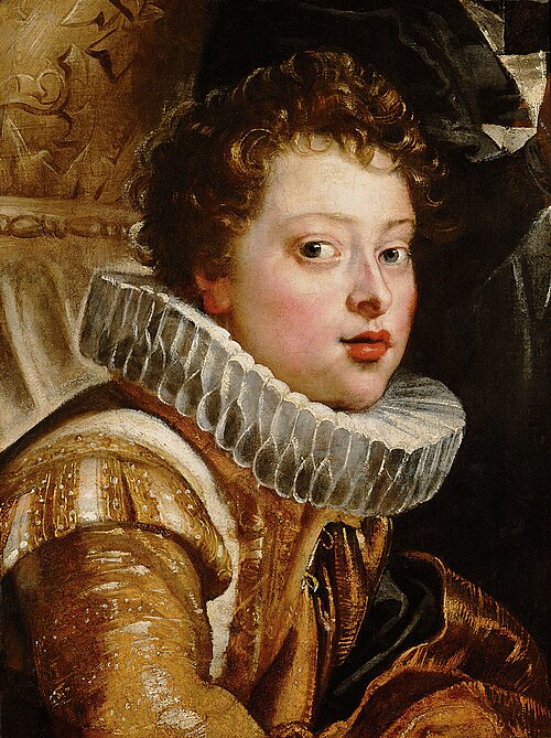 Bust of Prince Francesco Gonzaga (fragment), 1604, Peter Paul Rubens