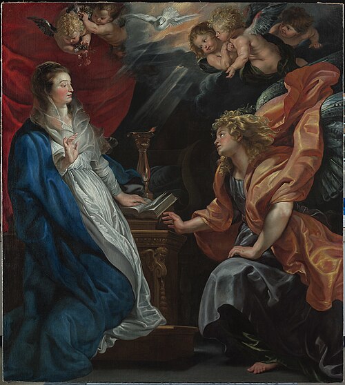 The Annunciation, 1609, Peter Paul Rubens