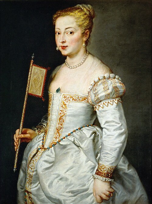 Girl with a Fan, 1612, Peter Paul Rubens