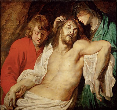 Lamentation of Christ by Mary and John, 1614, Peter Paul Rubens