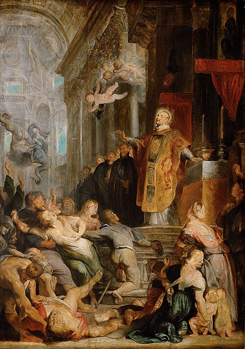 Miracle of Saint Ignatius of Loyala (study), 1615, Peter Paul Rubens