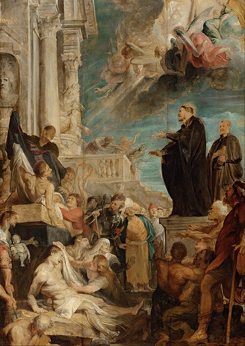 The miracles of St. Francis Xavier, Modello, 1616, Peter Paul Rubens