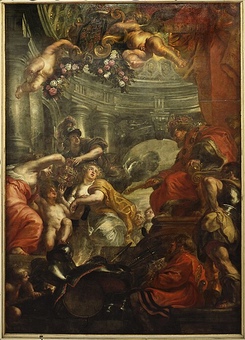 The Union of the Crowns of England and Scotland, 1633, Pierre Paul Rubens