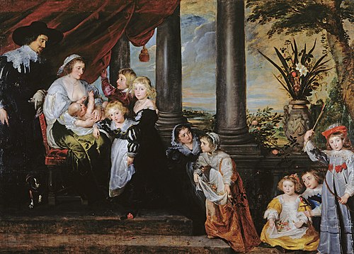 The Family of Sir Balthasar Gerbier, 1635, Pierre Paul Rubens