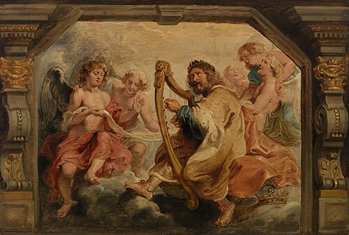 King David Playing the Harp, 1650, Peter Paul Rubens