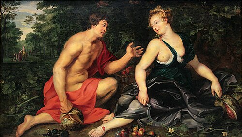 Vertumnus and Pomona, 1618, Peter Paul Rubens