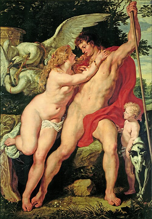 Venus and Adonis, 1610, Pierre Paul Rubens