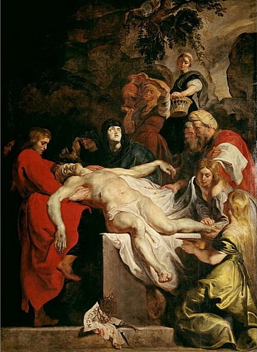 The Entombment (Christ carried to the tomb), 1617, Peter Paul Rubens
