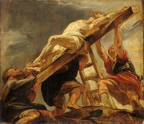 The Raising of the Cross, 1620, Peter Paul Rubens