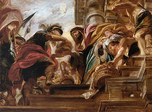 The Meeting of Abraham and Melchisedek, 1620, Peter Paul Rubens