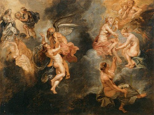 The Destiny of Marie de' Medici, 1622, Peter Paul Rubens