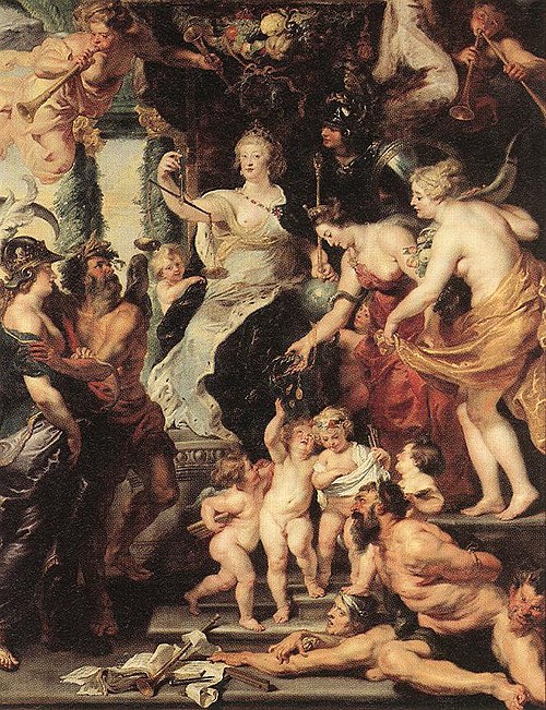 The Happiness of the Regency, 1625, Peter Paul Rubens