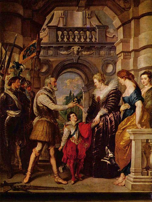 The Consignment of the Regency, 1623, Peter Paul Rubens