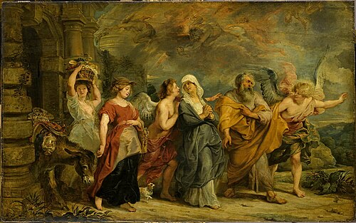 Lot and His Family Leaving Sodom, 1625, Peter Paul Rubens