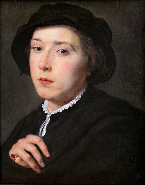 Young man with a black hat, 1620, Pierre Paul Rubens
