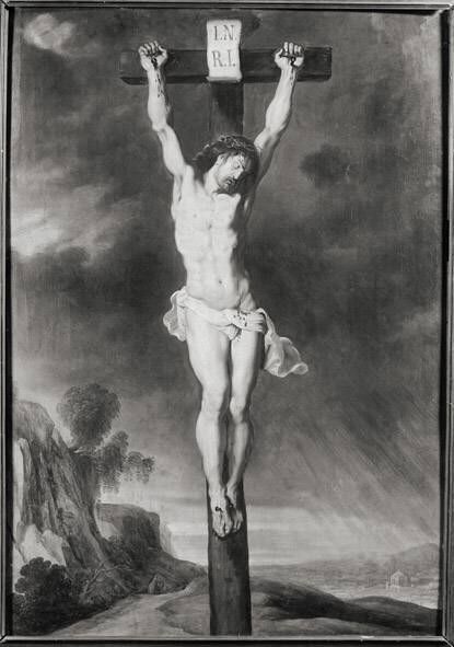 Christ dead on the cross, 1608, Pierre Paul Rubens