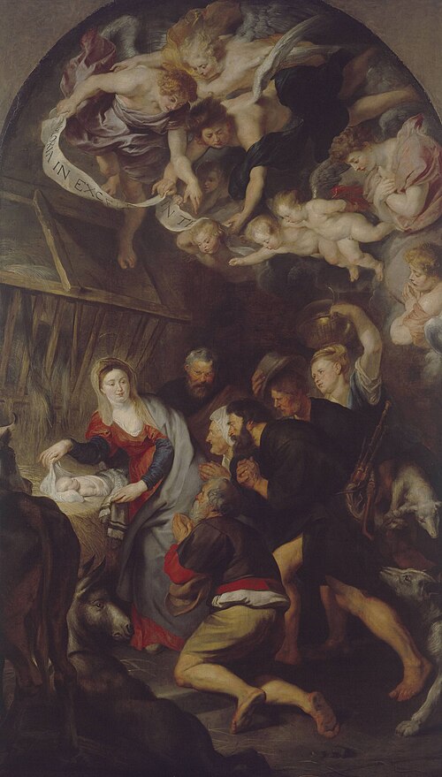 Adoration of the Shepherds, 1619, Peter Paul Rubens