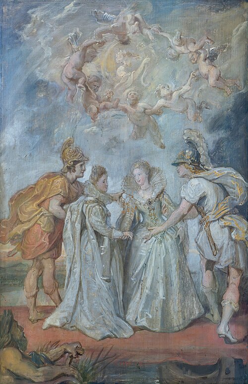 Family Exchange of the princesses between Spain and France on 9 november 1615, 1622, Peter Paul Rubens