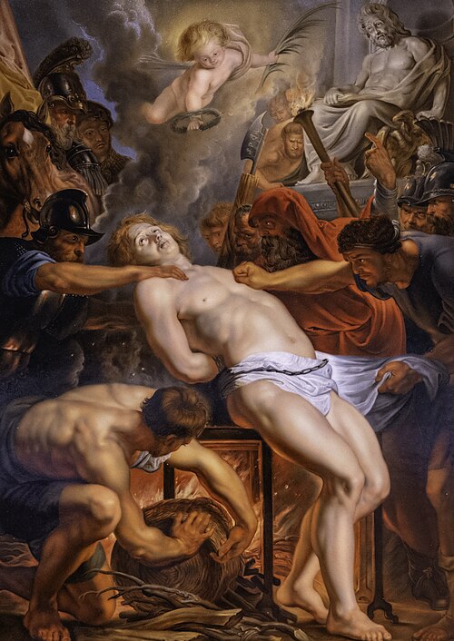 Martyrdom of Saint Lawrence, 1613, Peter Paul Rubens