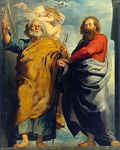 Die Apostel Petrus und Paulus, 1617, Peter Paul Rubens