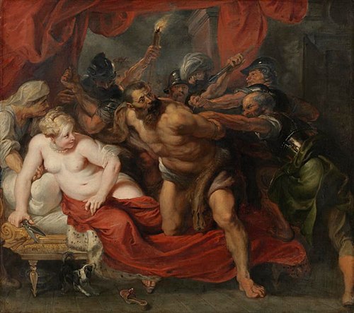 The capture of Samson (Judges 16:19-21), ca. 1620, 1617, Peter Paul Rubens