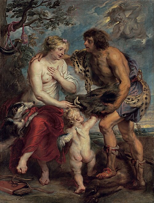 Meleager and Atalante, 1635, Peter Paul Rubens