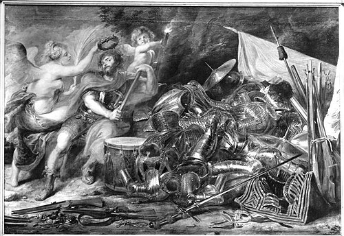 Der Sieg (Mars von einer Viktorie gekrönt), 1608, Pierre Paul Rubens