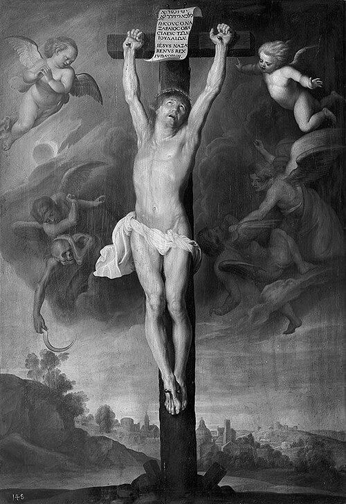 Christ on the cross, 1608, Peter Paul Rubens