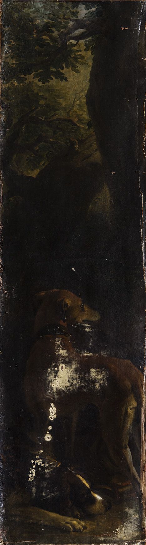Left side addition (since removed) of 'Meleager and Atalante', 1608, Peter Paul Rubens
