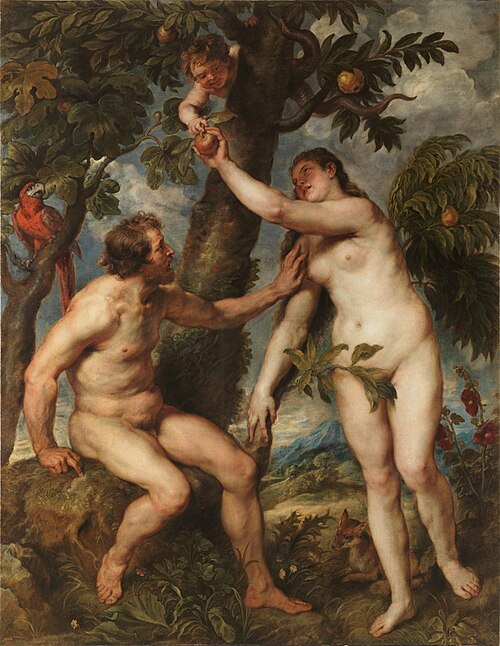 Adam et Ève, 1628, Pierre Paul Rubens