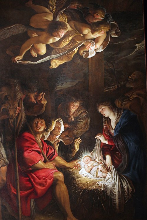 Adoration of the Shepherds, 1608, Peter Paul Rubens