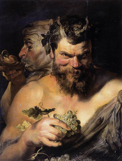 Two Satyrs, 1618, Peter Paul Rubens