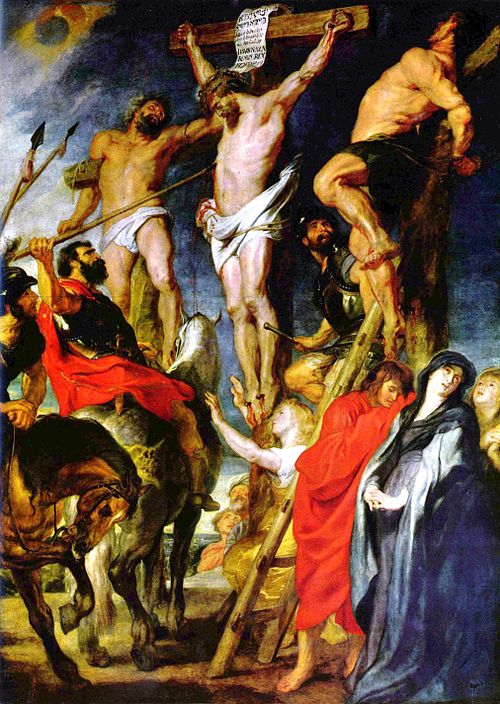 Christ on the Cross, so-called "Le coup de lance", 1620, Peter Paul Rubens