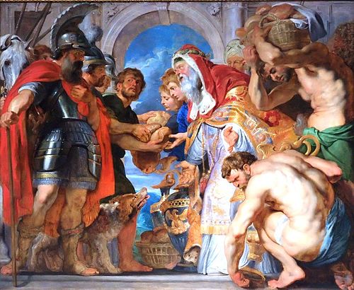 Abraham et Melchisédech, 1616, Pierre Paul Rubens