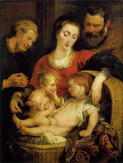 Madonna of the Basket, 1615, Pierre Paul Rubens