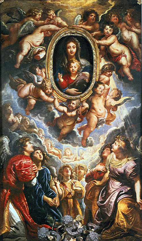 Madonna della Vallicella, 1608, Peter Paul Rubens