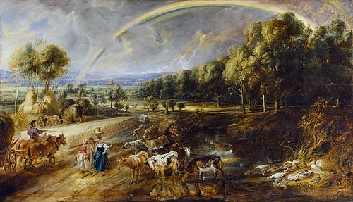 Landscape with a Rainbow, 1636, Peter Paul Rubens