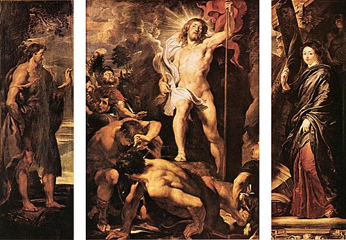 Résurrection, 1611, Pierre Paul Rubens