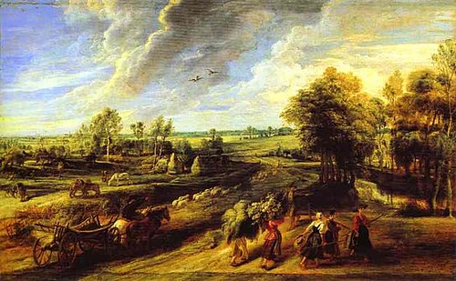 Le Retour des paysans des champs, 1640, Pierre Paul Rubens