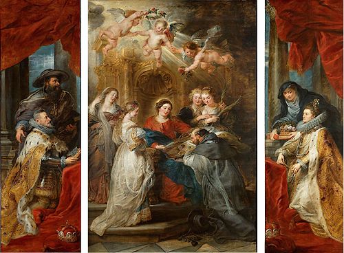 Ildefonso Altarpiece, 1630, Peter Paul Rubens