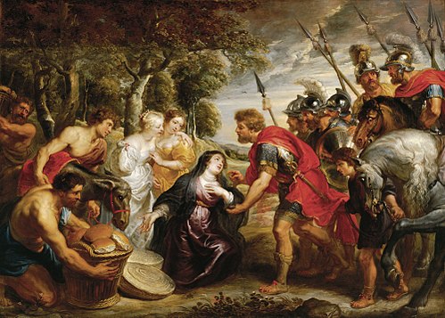 The Meeting of David and Abigail, 1627, Peter Paul Rubens