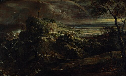 Landscape with the Shipwreck of Paul, 1625, Peter Paul Rubens