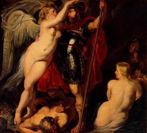 Crowning the Hero, 1615, Pierre Paul Rubens