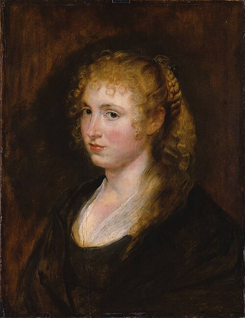 Portrait of a woman with braided blond hair, 1620, Pierre Paul Rubens