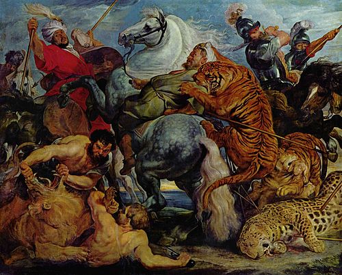 La Chasse au tigre, 1617, Pierre Paul Rubens