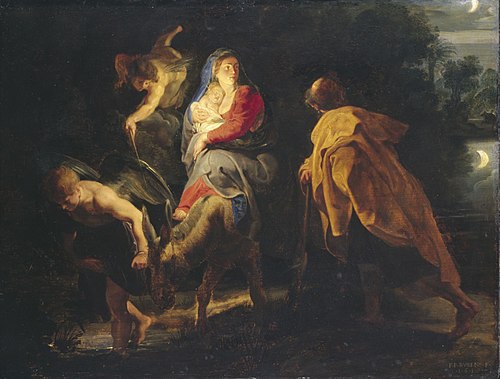 The Flight into Egypt, 1614, Peter Paul Rubens