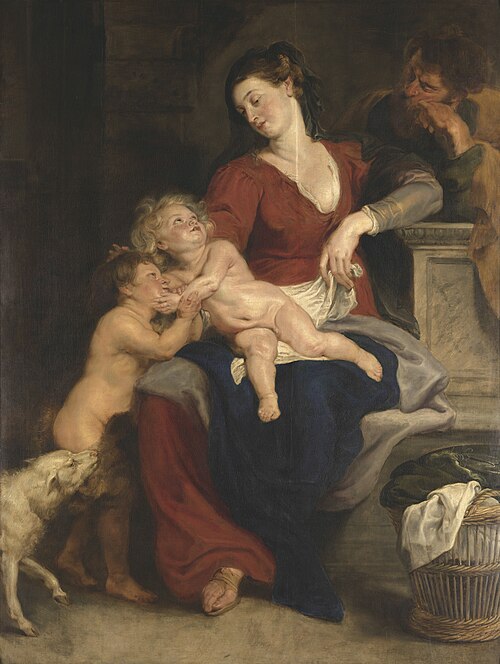 The Holy family with the Basket, 1616, Pierre Paul Rubens